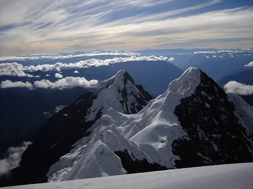 vista de la cima Yanapaccha